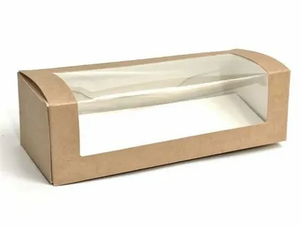 Kraft baguette boxes