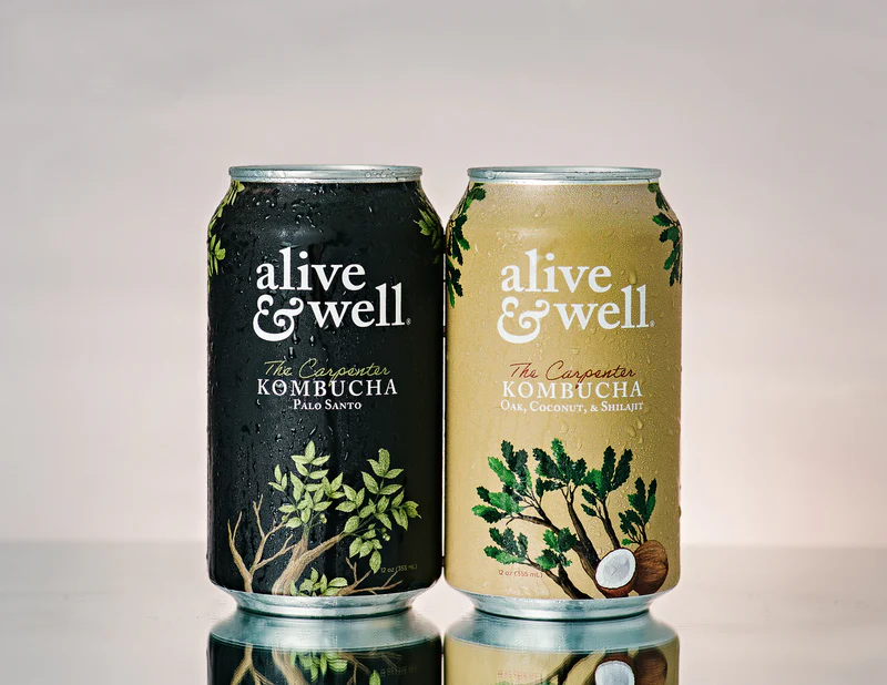 Carpenter Line 6pk Premium Small-Batch Probiotic Teas.