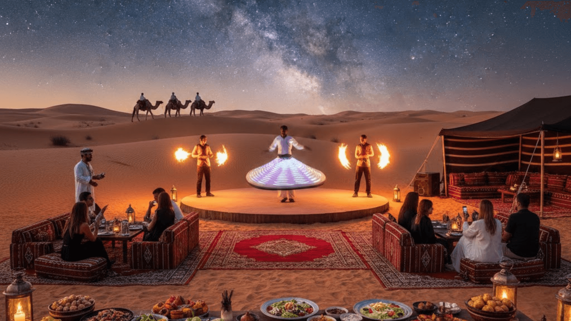 Dubai Desert Camping with Dinner & Overnight Stay